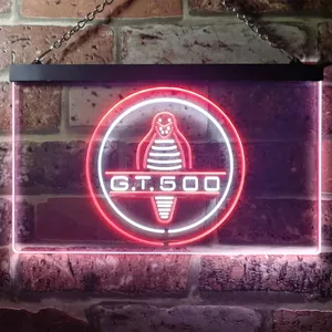Ford Shelby Cobra GT500 Neon-Like LED Sign