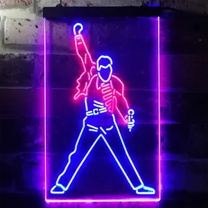Freddie Mercury Queen Neon-Like LED Sign