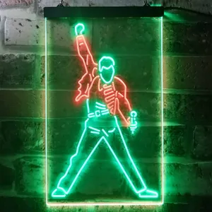Freddie Mercury Queen Neon-Like LED Sign