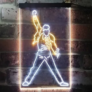 Freddie Mercury Queen Neon-Like LED Sign
