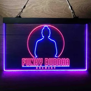 Funky Buddha Brewery Logo Neon-Like LED Sign