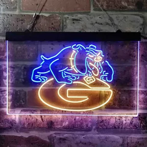 Georgia Bulldogs Logo Neon-Like LED Sign