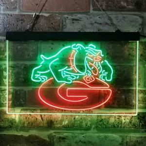 Georgia Bulldogs Logo Neon-Like LED Sign