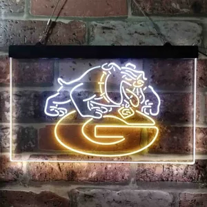 Georgia Bulldogs Logo Neon-Like LED Sign
