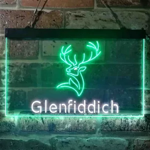 Glenfiddich Whisky Logo Neon-Like LED Sign