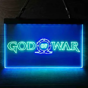 God Of War Banner Neon-Like LED Sign