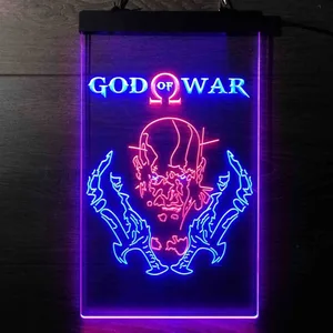God Of War Kratos Blade Of Chaos Neon-Like LED Sign