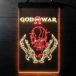 God Of War Kratos Blade Of Chaos Neon-Like LED Sign
