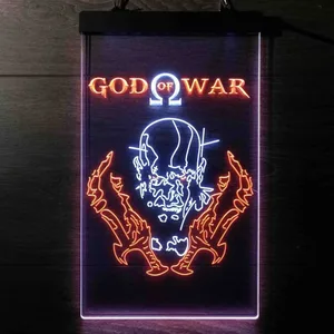 God Of War Kratos Blade Of Chaos Neon-Like LED Sign