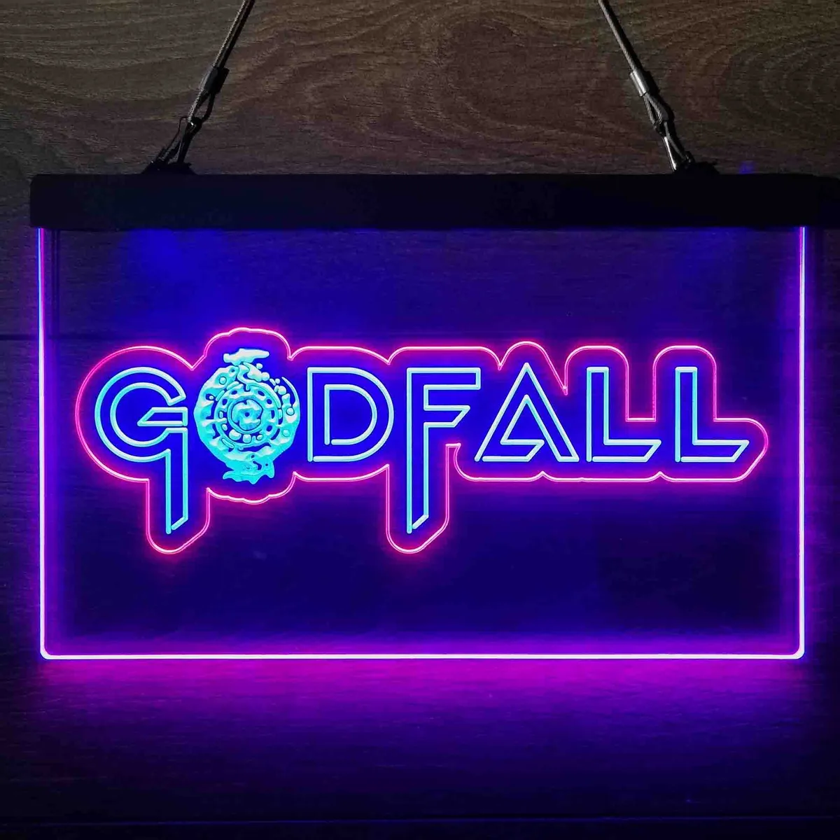 Godfall Logo Neon-Like LED Sign