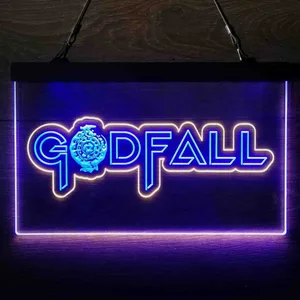 Godfall Logo Neon-Like LED Sign