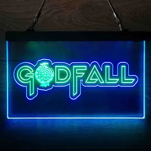 Godfall Logo Neon-Like LED Sign