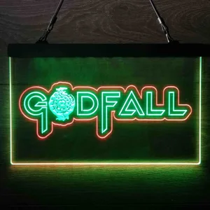 Godfall Logo Neon-Like LED Sign