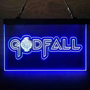 Godfall Logo Neon-Like LED Sign