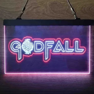 Godfall Logo Neon-Like LED Sign