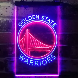 Golden State Warriors Logo  Neon-Like LED Sign