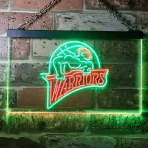 Golden State Warriors Logo Neon-Like LED Sign - Legacy Edition