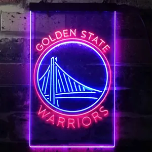 Golden State Warriors Logo  Neon-Like LED Sign