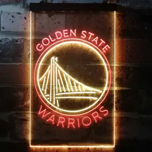 Golden State Warriors Logo  Neon-Like LED Sign