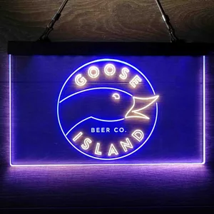 Goose Island Beer Co. Logo Neon-Like LED Sign