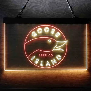 Goose Island Beer Co. Logo Neon-Like LED Sign