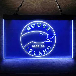 Goose Island Beer Co. Logo Neon-Like LED Sign
