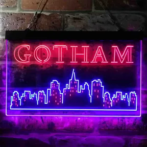 Gotham City Neon-Like LED Sign
