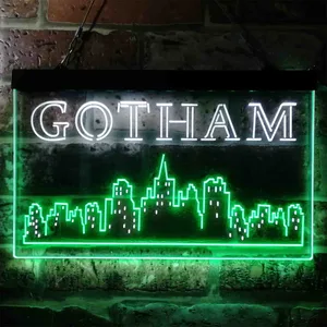 Gotham City Neon-Like LED Sign