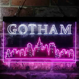 Gotham City Neon-Like LED Sign