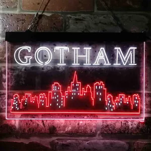 Gotham City Neon-Like LED Sign