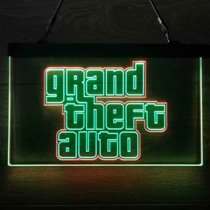 Grand Theft Auto Neon-Like LED Sign
