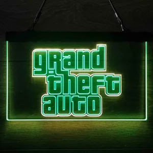 Grand Theft Auto Neon-Like LED Sign