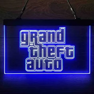Grand Theft Auto Neon-Like LED Sign