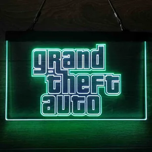 Grand Theft Auto Neon-Like LED Sign