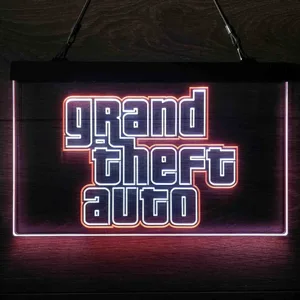 Grand Theft Auto Neon-Like LED Sign