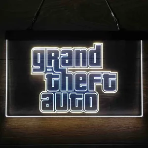 Grand Theft Auto Neon-Like LED Sign