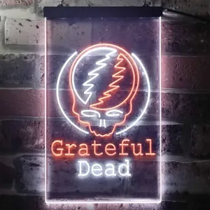 Grateful Dead Skull Neon-Like LED Sign