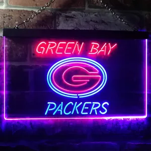 Green Bay Packers Logo 1 Neon-Like LED Sign