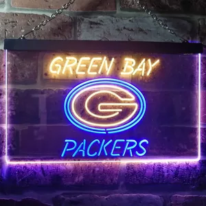 Green Bay Packers Logo 1 Neon-Like LED Sign