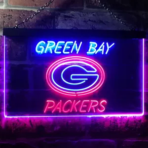 Green Bay Packers Logo 1 Neon-Like LED Sign