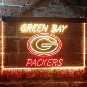 Green Bay Packers Logo 1 Neon-Like LED Sign
