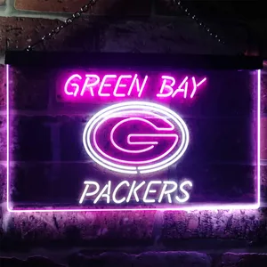 Green Bay Packers Logo 1 Neon-Like LED Sign