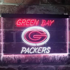 Green Bay Packers Logo 1 Neon-Like LED Sign