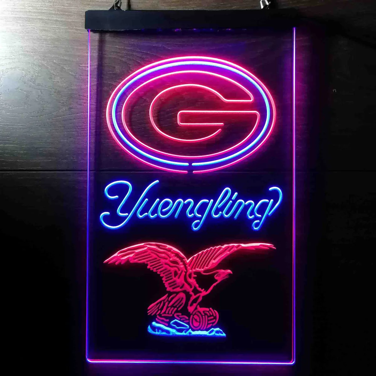 Green Bay Packers Yuengling Neon-Like LED Sign
