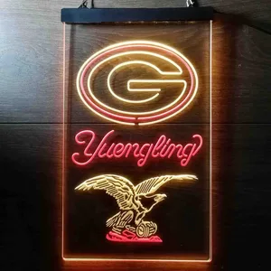 Green Bay Packers Yuengling Neon-Like LED Sign