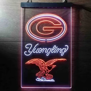 Green Bay Packers Yuengling Neon-Like LED Sign