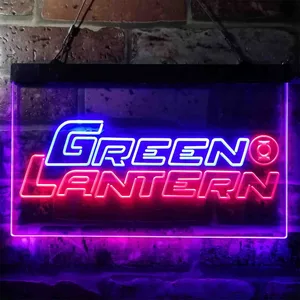 Green Lantern Neon-Like LED Sign