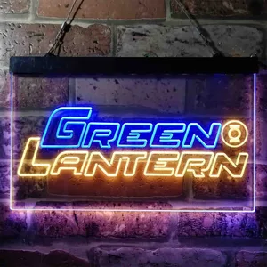 Green Lantern Neon-Like LED Sign