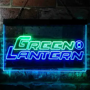 Green Lantern Neon-Like LED Sign