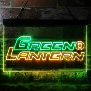 Green Lantern Neon-Like LED Sign